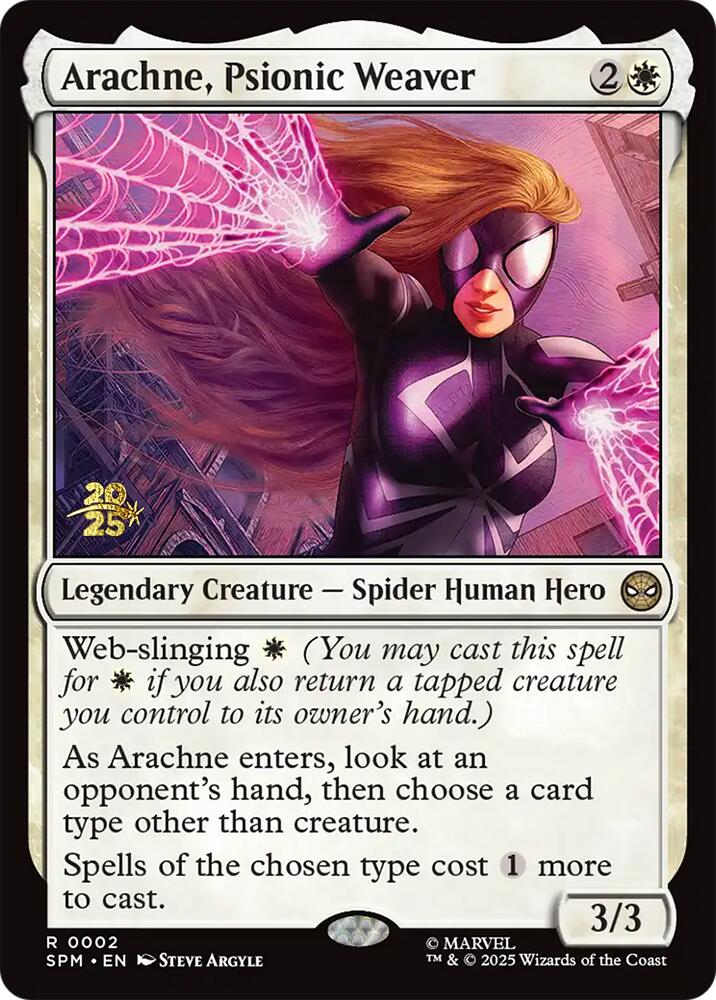 Arachne, Psionic Weaver [Marvel's Spider-Man Prerelease Promos] | Lots Moore NSW