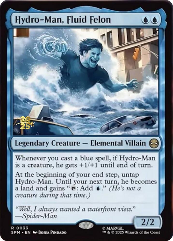 Hydro-Man, Fluid Felon [Marvel's Spider-Man Prerelease Promos] | Lots Moore NSW