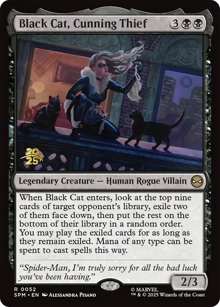 Black Cat, Cunning Thief [Marvel's Spider-Man Prerelease Promos] | Lots Moore NSW