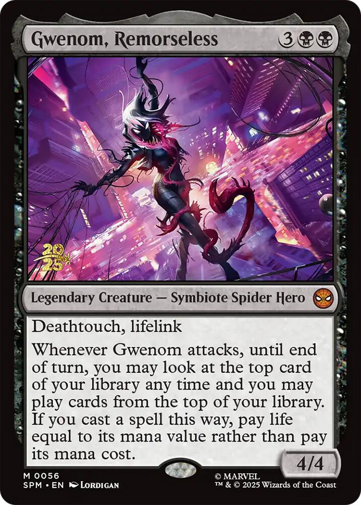 Gwenom, Remorseless [Marvel's Spider-Man Prerelease Promos] | Lots Moore NSW