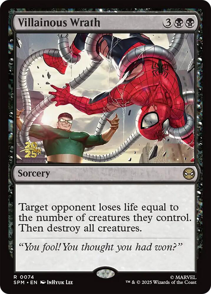 Villainous Wrath [Marvel's Spider-Man Prerelease Promos] | Lots Moore NSW