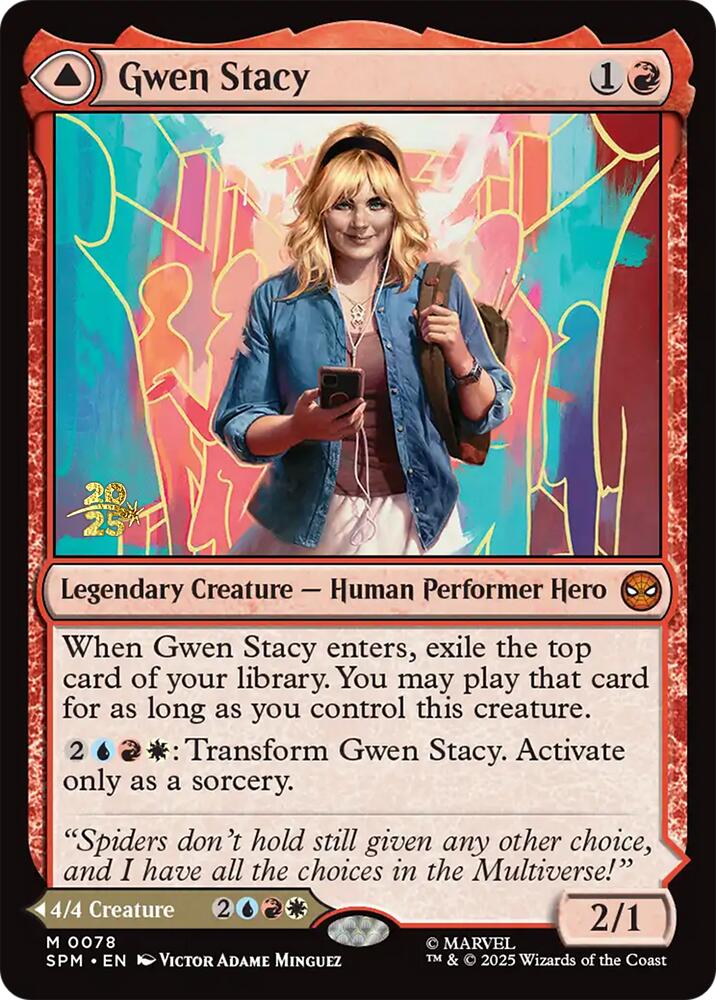 Gwen Stacy // Ghost-Spider [Marvel's Spider-Man Prerelease Promos] | Lots Moore NSW