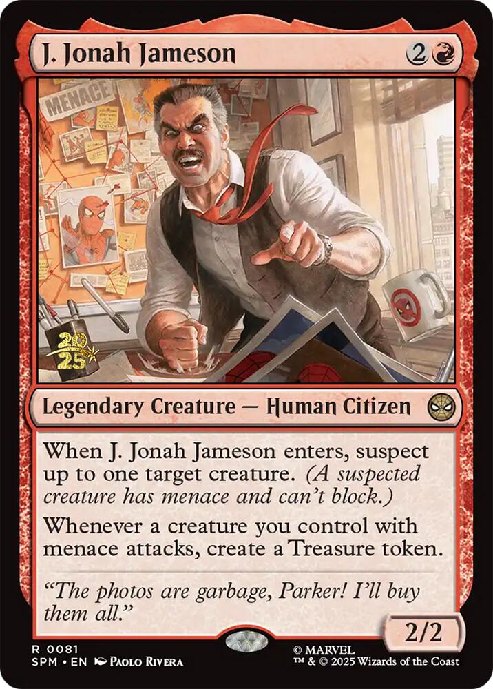J. Jonah Jameson [Marvel's Spider-Man Prerelease Promos] | Lots Moore NSW