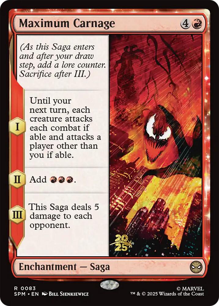 Maximum Carnage [Marvel's Spider-Man Prerelease Promos] | Lots Moore NSW