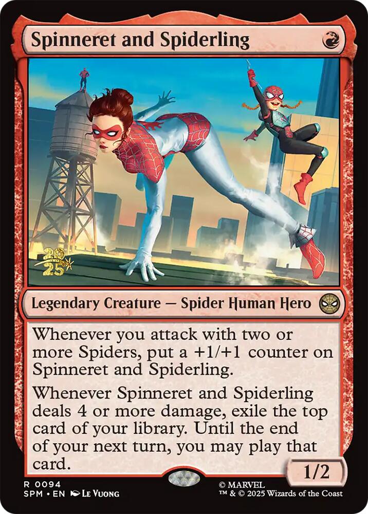 Spinneret and Spiderling [Marvel's Spider-Man Prerelease Promos] | Lots Moore NSW