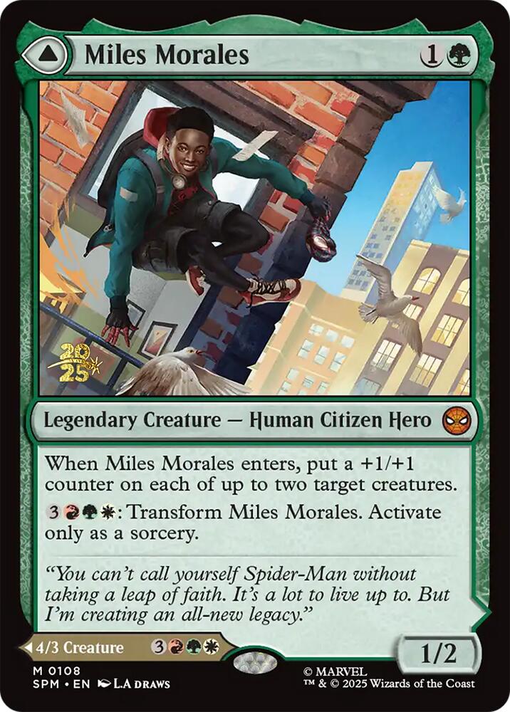 Miles Morales // Ultimate Spider-Man [Marvel's Spider-Man Prerelease Promos] | Lots Moore NSW