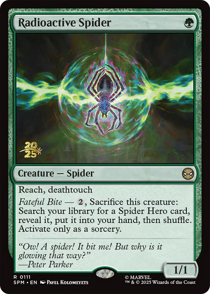 Radioactive Spider [Marvel's Spider-Man Prerelease Promos] | Lots Moore NSW