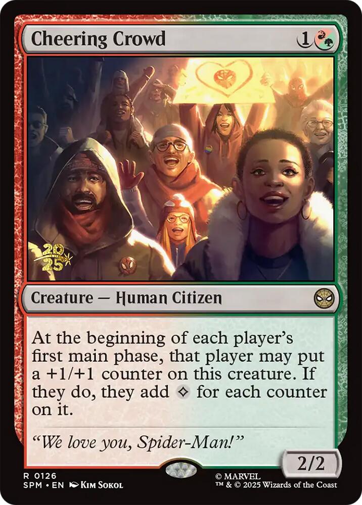 Cheering Crowd [Marvel's Spider-Man Prerelease Promos] | Lots Moore NSW