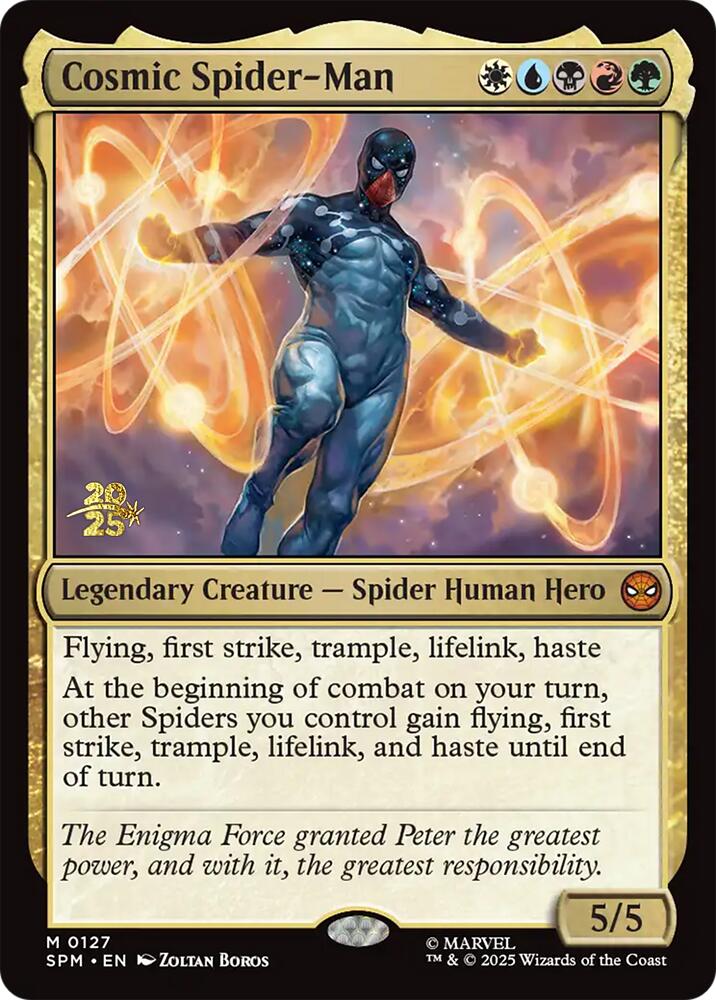 Cosmic Spider-Man [Marvel's Spider-Man Prerelease Promos] | Lots Moore NSW