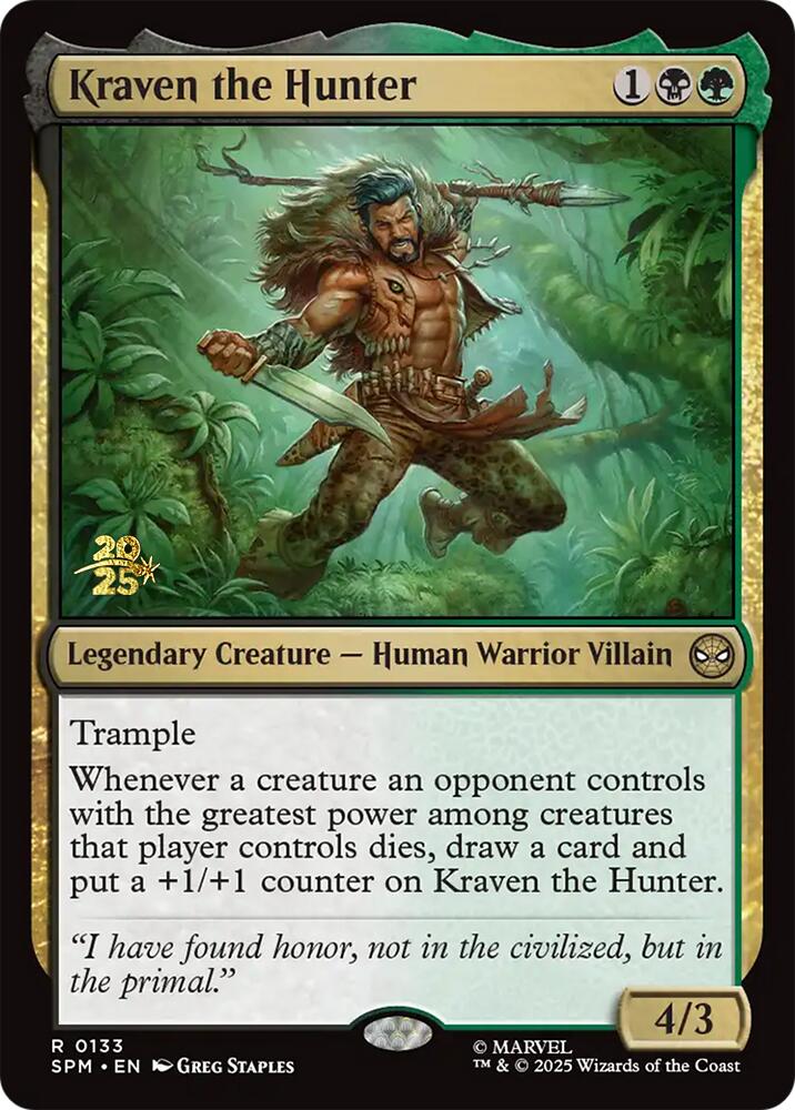 Kraven the Hunter [Marvel's Spider-Man Prerelease Promos] | Lots Moore NSW