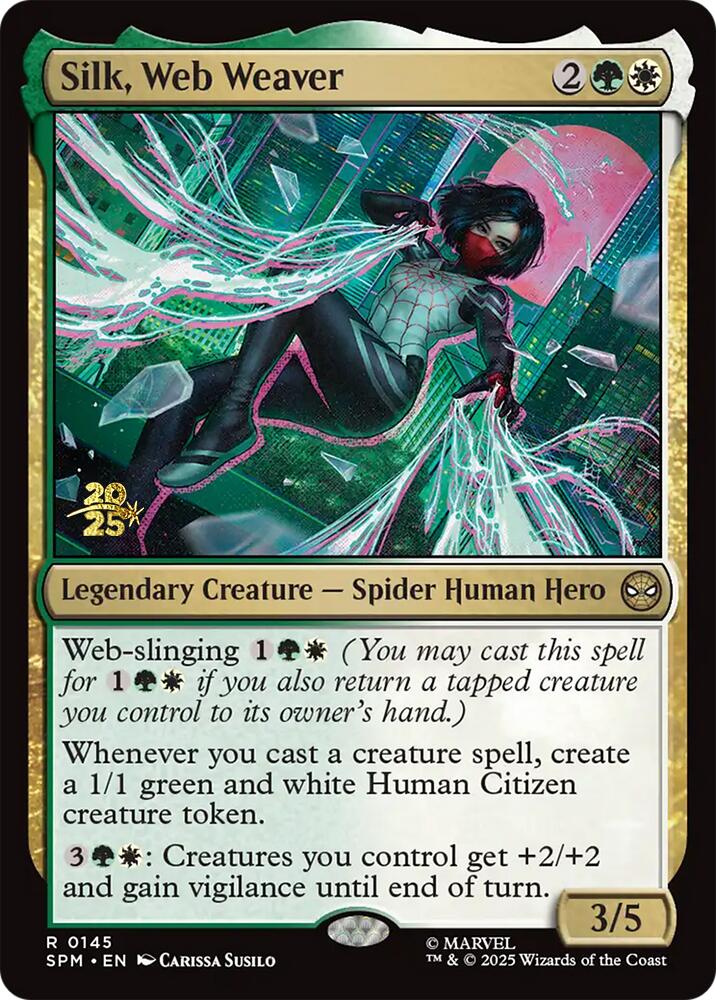 Silk, Web Weaver [Marvel's Spider-Man Prerelease Promos] | Lots Moore NSW