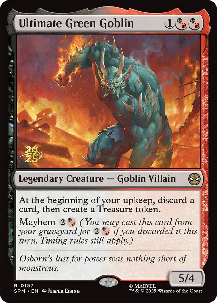 Ultimate Green Goblin [Marvel's Spider-Man Prerelease Promos] | Lots Moore NSW