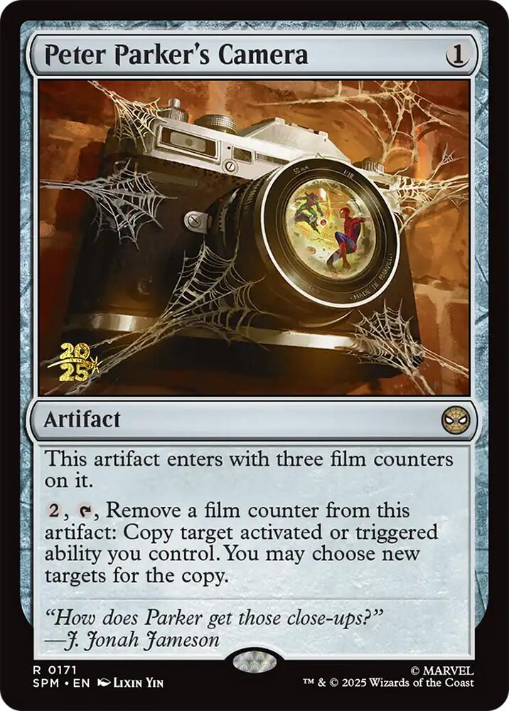 Peter Parker's Camera [Marvel's Spider-Man Prerelease Promos] | Lots Moore NSW