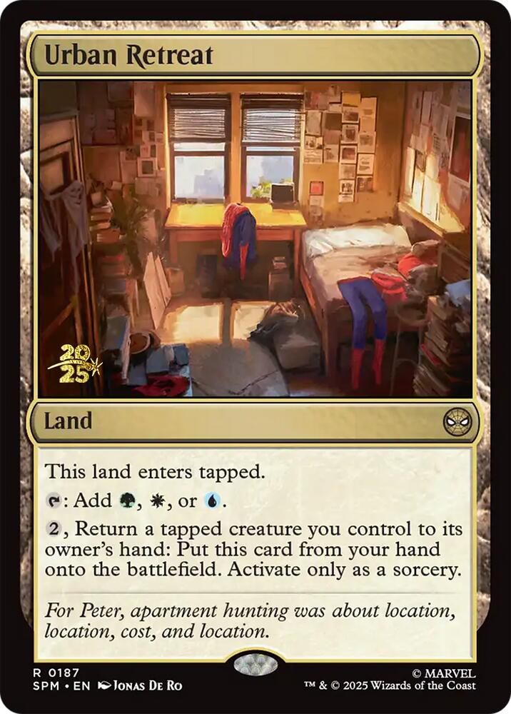 Urban Retreat [Marvel's Spider-Man Prerelease Promos] | Lots Moore NSW
