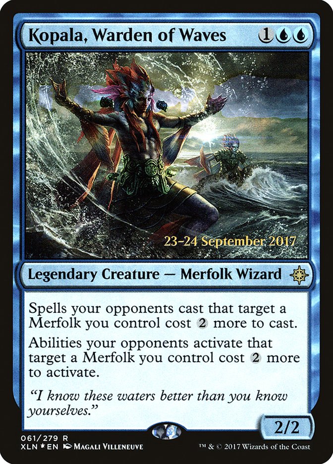 Kopala, Warden of Waves [Ixalan Prerelease Promos] | Lots Moore NSW