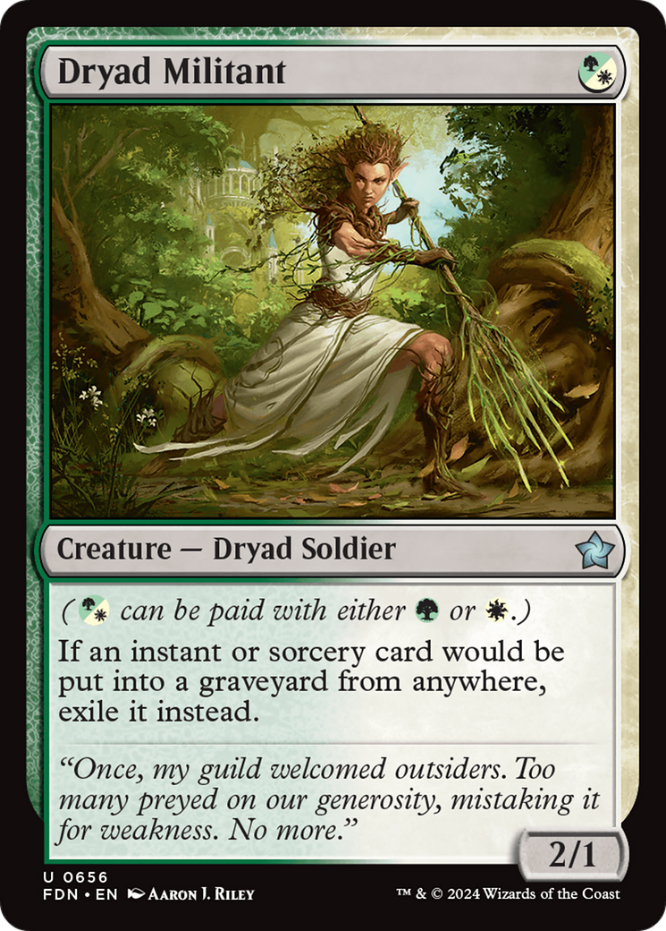 Dryad Militant [Foundations] | Lots Moore NSW