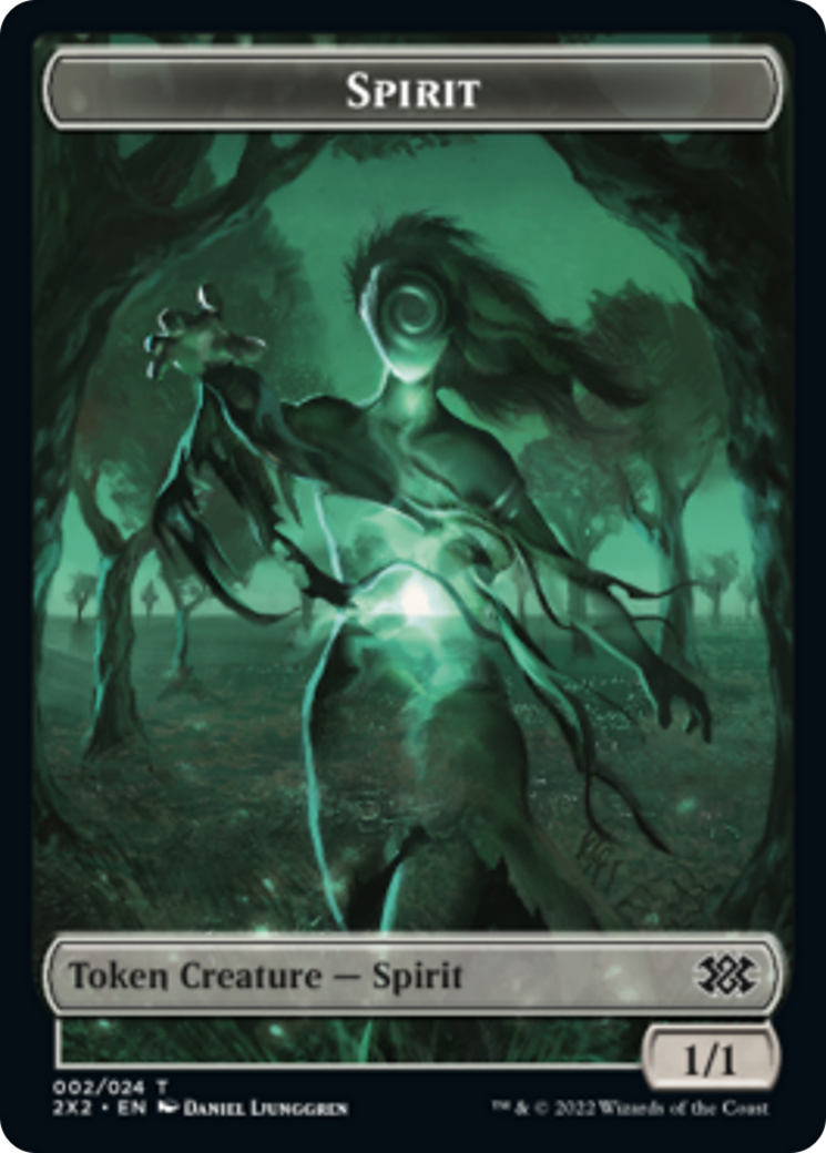 Cat Dragon // Spirit (002) Double-Sided Token [Double Masters 2022 Tokens] | Lots Moore NSW