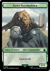 Alien Salamander // Alien Insect Double-Sided Token [Doctor Who Tokens] | Lots Moore NSW