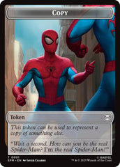 Copy // Human Citizen Double-Sided Token [Marvel's Spider-Man Tokens] | Lots Moore NSW