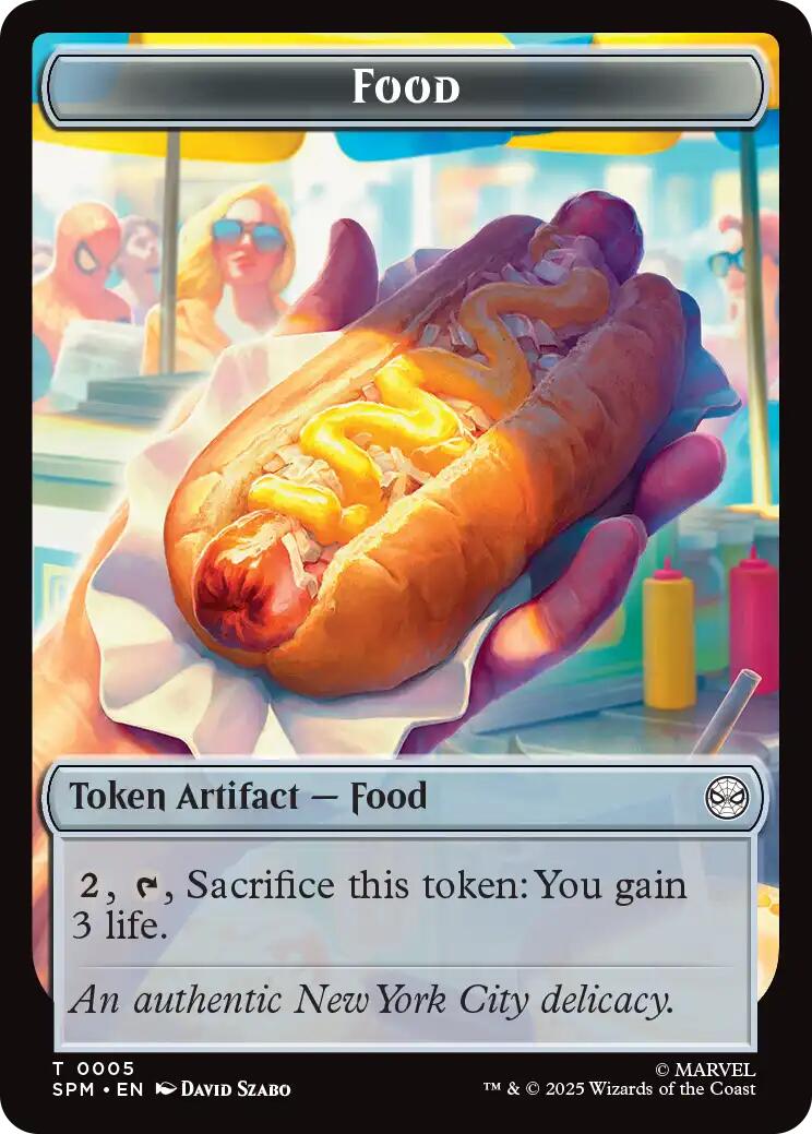 Food // Robot Double-Sided Token [Marvel's Spider-Man Tokens] | Lots Moore NSW