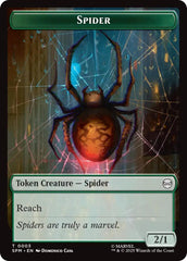 Spider // Treasure Double-Sided Token [Marvel's Spider-Man Tokens] | Lots Moore NSW