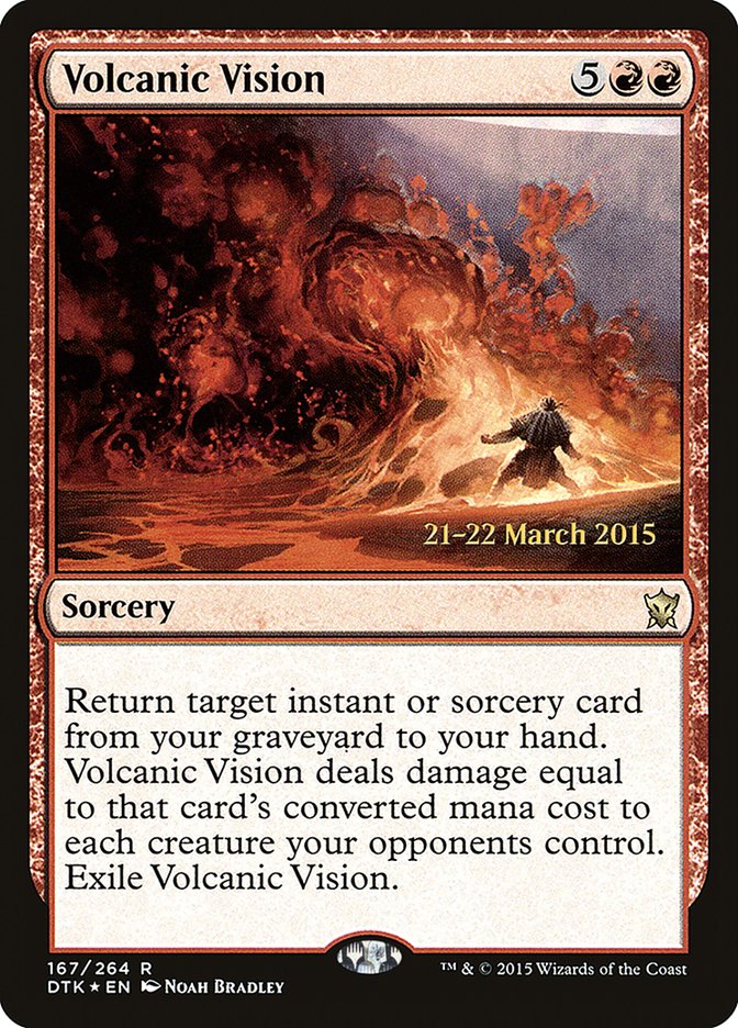 Volcanic Vision [Dragons of Tarkir Prerelease Promos] | Lots Moore NSW
