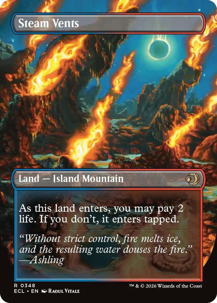 Steam Vents (Borderless) [Lorwyn Eclipsed] | Lots Moore NSW