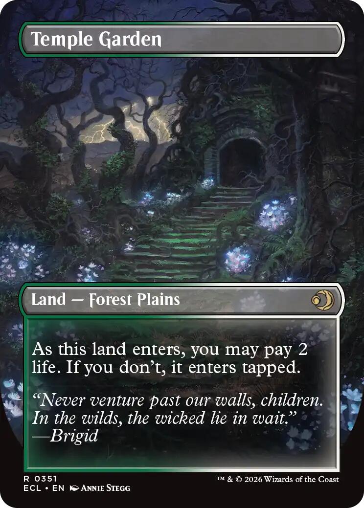Temple Garden (Borderless) [Lorwyn Eclipsed] | Lots Moore NSW