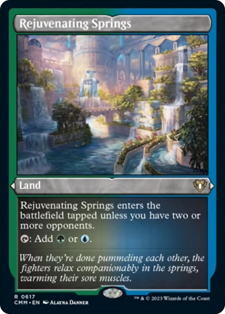 Rejuvenating Springs (Foil Etched) [Commander Masters] | Lots Moore NSW