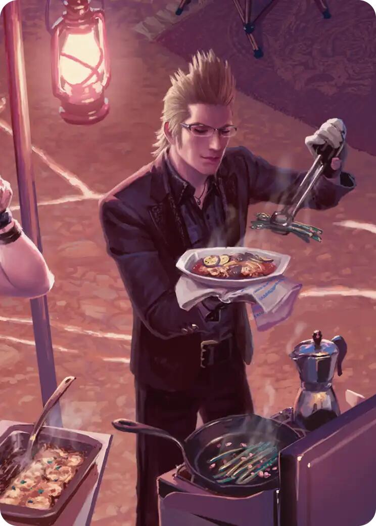 Campsite Cuisine Scene Art Card [FINAL FANTASY Art Series] | Lots Moore NSW