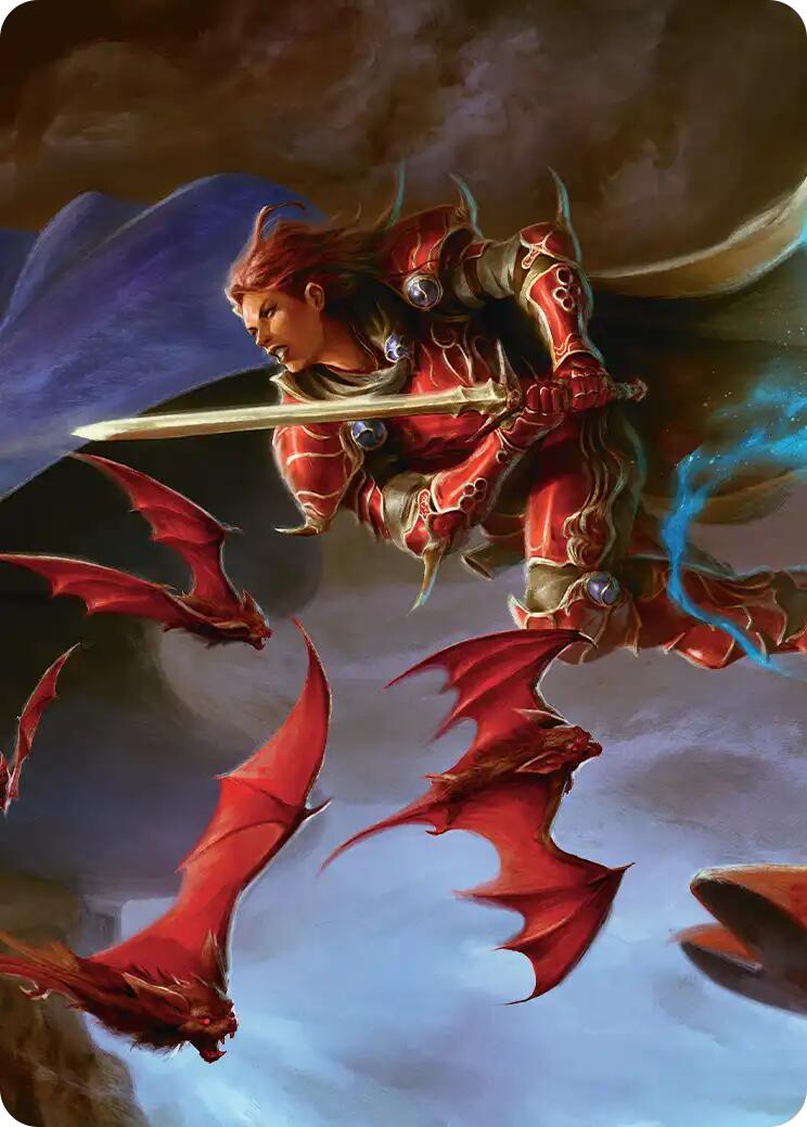 The Destined Warrior Scene Art Card [FINAL FANTASY Art Series] | Lots Moore NSW
