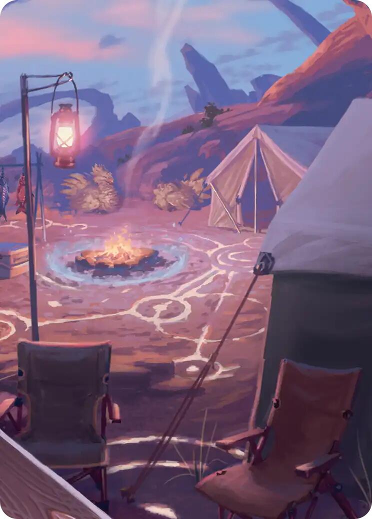 Chocobo Camp Scene Art Card [FINAL FANTASY Art Series] | Lots Moore NSW