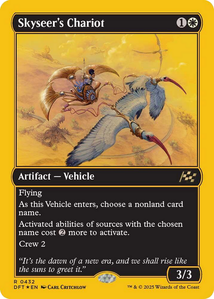 Skyseer's Chariot (First-Place Foil) [Aetherdrift] | Lots Moore NSW