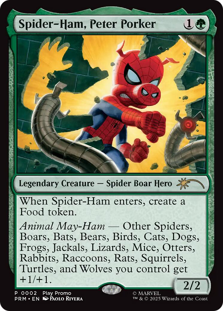 Spider-Ham, Peter Porker [Wizards Play Network 2025] | Lots Moore NSW