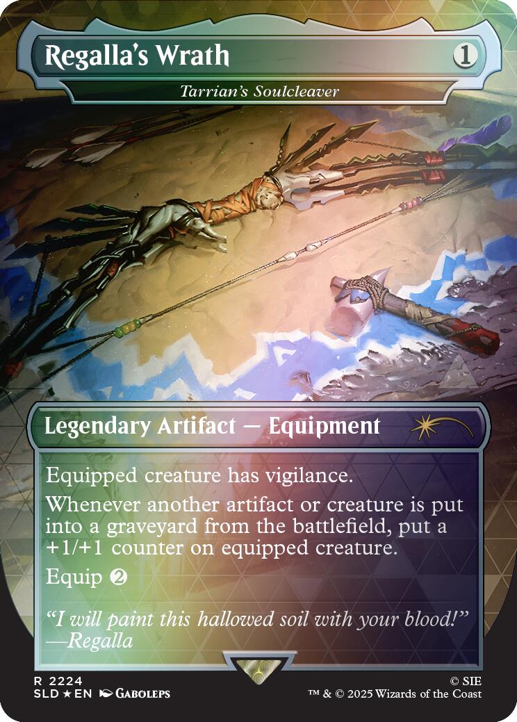 Regalla's Wrath - Tarrian's Soulcleaver (Rainbow Foil) [Secret Lair Drop Series] | Lots Moore NSW