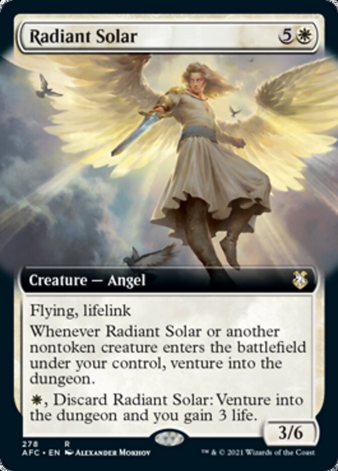 Radiant Solar (Extended Art) [Dungeons & Dragons: Adventures in the Forgotten Realms Commander] | Lots Moore NSW