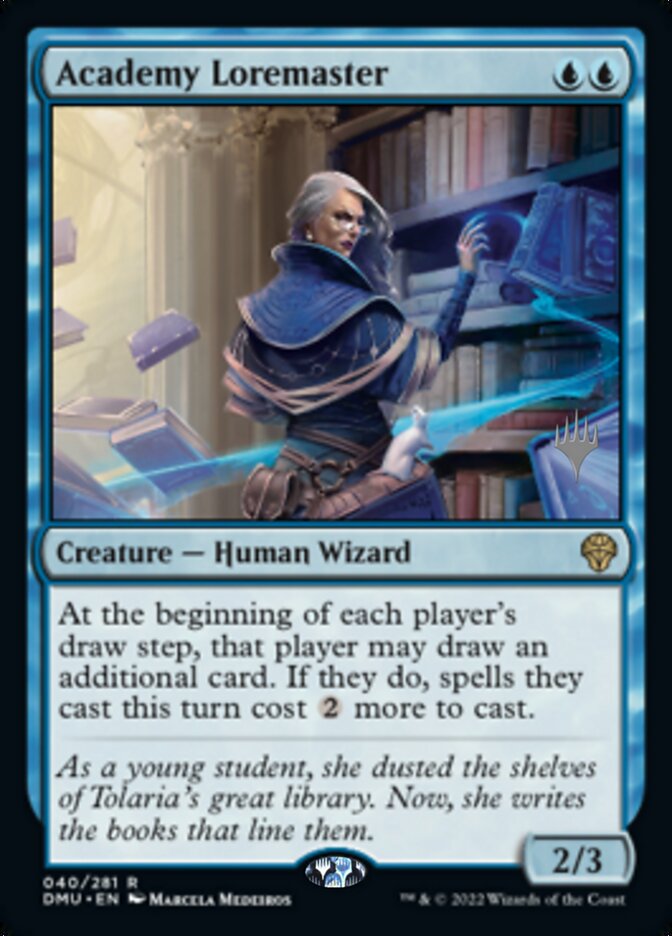 Academy Loremaster (Promo Pack) [Dominaria United Promos] | Lots Moore NSW