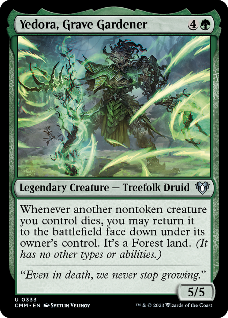 Yedora, Grave Gardener [Commander Masters] | Lots Moore NSW