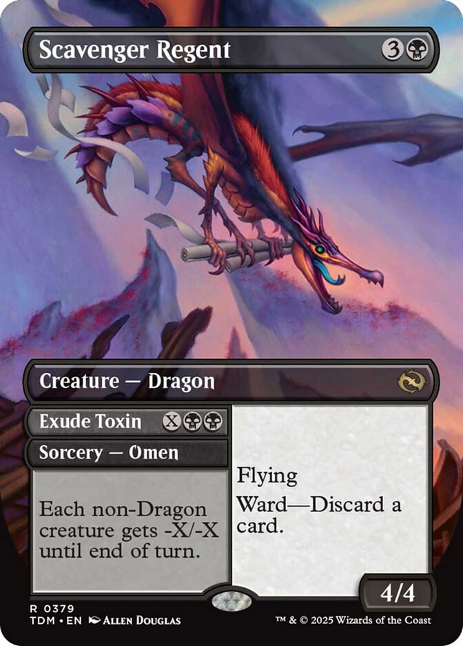Scavenger Regent (Borderless) [Tarkir: Dragonstorm] | Lots Moore NSW