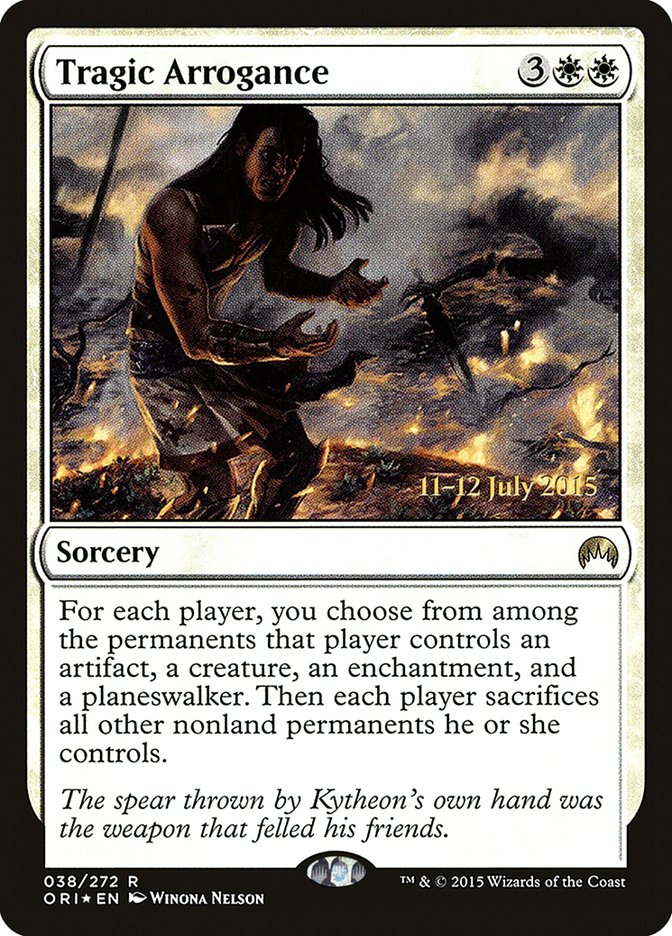 Tragic Arrogance [Magic Origins Prerelease Promos] | Lots Moore NSW