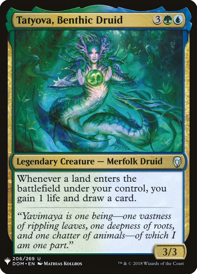 Tatyova, Benthic Druid [Mystery Booster] | Lots Moore NSW