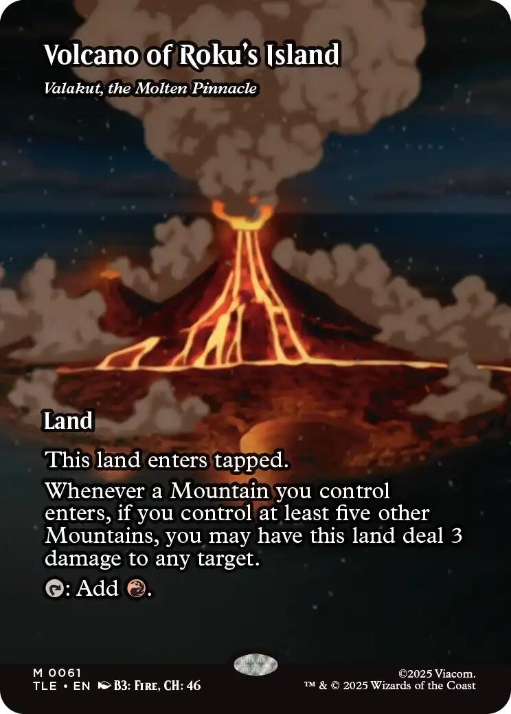 Volcano of Roku's Island - Valakut, the Molten Pinnacle [Avatar: The Last Airbender: Eternal-Legal] | Lots Moore NSW