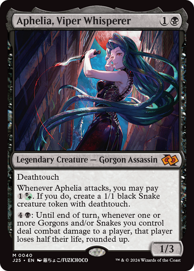 Aphelia, Viper Whisperer (Anime) [Foundations Jumpstart] | Lots Moore NSW