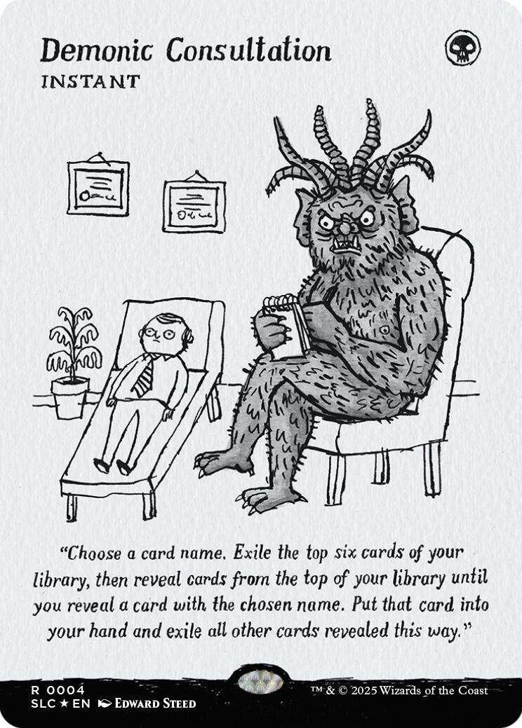 Demonic Consultation (Halo Foil) [Secret Lair Countdown Kit] | Lots Moore NSW