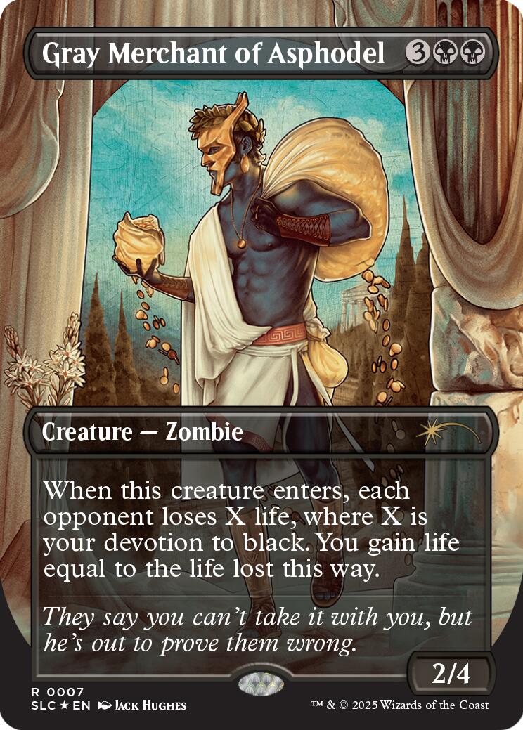 Gray Merchant of Asphodel (Halo Foil) [Secret Lair Countdown Kit] | Lots Moore NSW