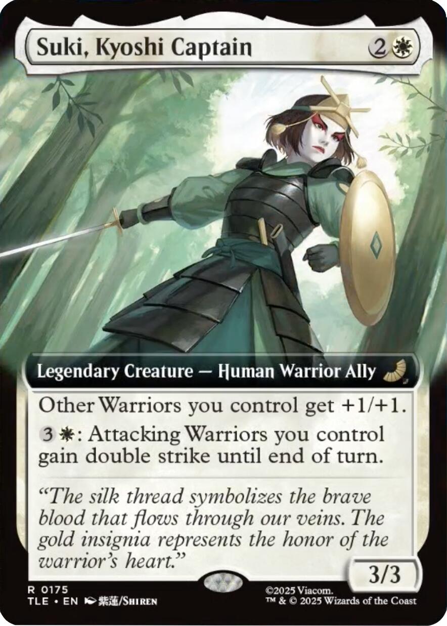Suki, Kyoshi Captain (Extended Art) [Avatar: The Last Airbender: Eternal-Legal] | Lots Moore NSW