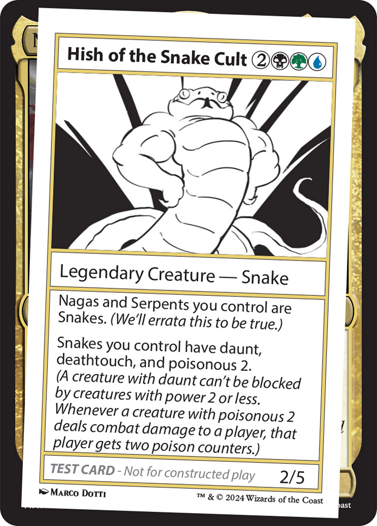 Hish of the Snake Cult [Mystery Booster 2 Playtest Cards] | Lots Moore NSW