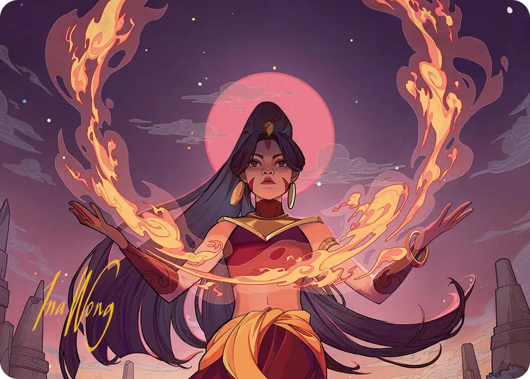 Firebending Student Art Card (Gold-Stamped Signature) [Avatar: The Last Airbender Art Series] | Lots Moore NSW