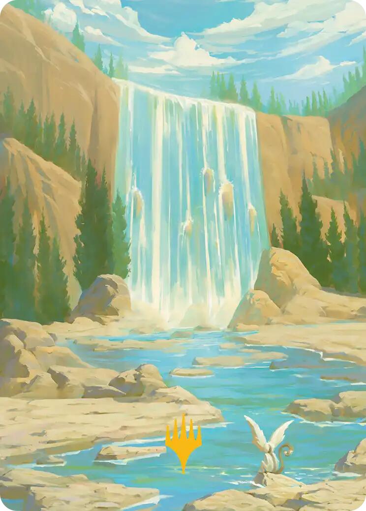 Island Art Card (Gold-Stamped Signature) [Avatar: The Last Airbender Art Series] | Lots Moore NSW