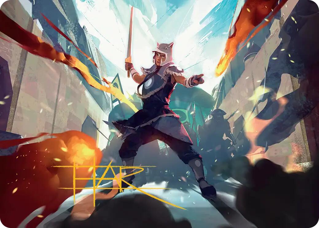 Sokka, Tenacious Tactician Art Card (Gold-Stamped Signature) [Avatar: The Last Airbender Art Series] | Lots Moore NSW